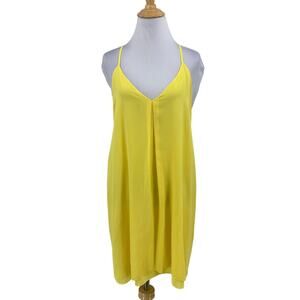 Alice + Olivia Dress Women M Medium Fierra Y Back Sunny Silk Blend Mid Pleat